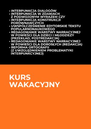 Kurs wakacyjny | VI edycja