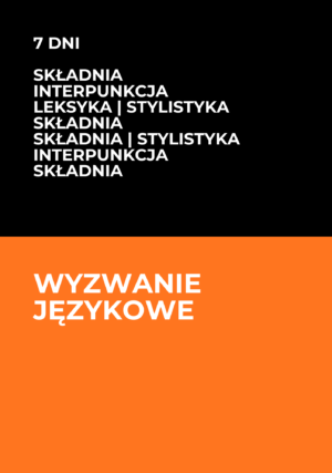 Wyzwanie językowe #1 (również w pakietach z „Planerami redaktora”!)