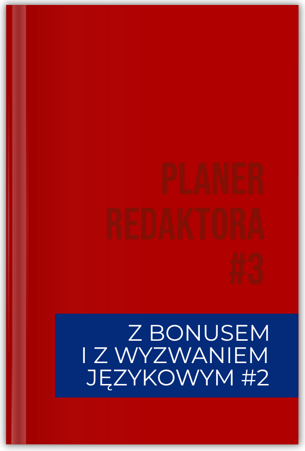 Planer redaktora #3 + BONUS + WYZWANIE JĘZYKOWE #2 – przedsprzedaż!